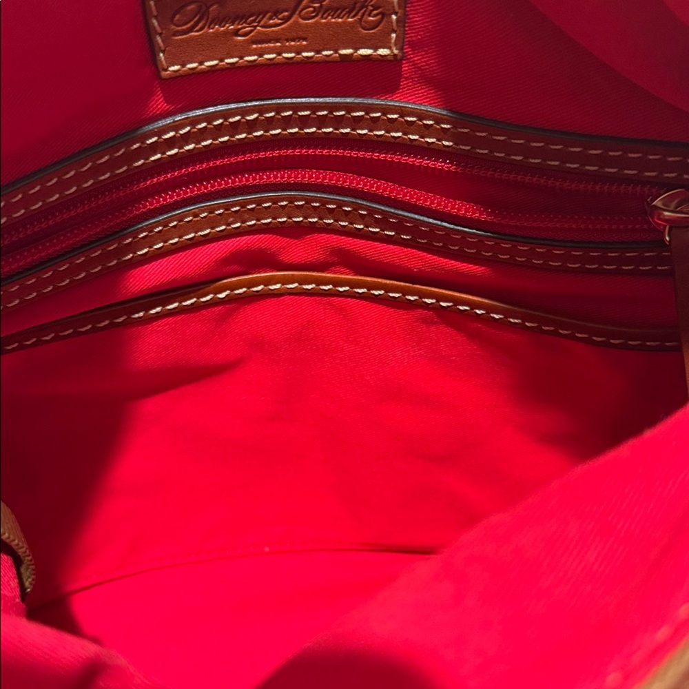 Dooney & Bourke Large Navy Pebble Grain Satchel EUC - Picture 12 of 13